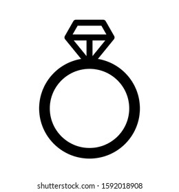 ring icon isolated sign symbol vector illustration - high quality black style vector icons

