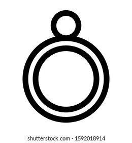 ring icon isolated sign symbol vector illustration - high quality black style vector icons
