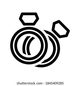 ring icon or logo isolated sign symbol vector illustration - high quality black style vector icons
