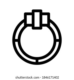 Ring icon or logo isolated sign symbol vector illustration - high quality black style vector icons
