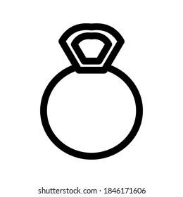 Ring icon or logo isolated sign symbol vector illustration - high quality black style vector icons
