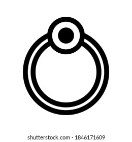 Ring icon or logo isolated sign symbol vector illustration - high quality black style vector icons

