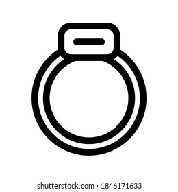 Ring icon or logo isolated sign symbol vector illustration - high quality black style vector icons
