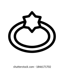 Ring icon or logo isolated sign symbol vector illustration - high quality black style vector icons
