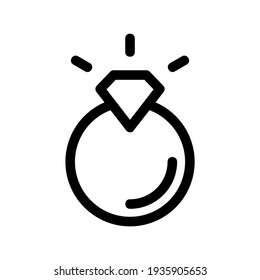 ring icon or logo isolated sign symbol vector illustration - high quality black style vector icons

