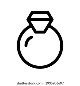 ring icon or logo isolated sign symbol vector illustration - high quality black style vector icons
