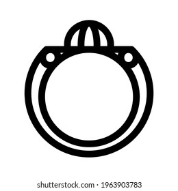 ring icon or logo isolated sign symbol vector illustration - high quality black style vector icons
