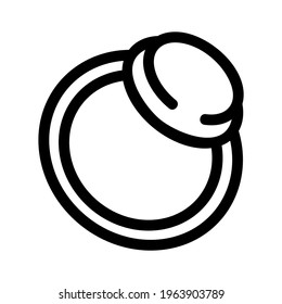 ring icon or logo isolated sign symbol vector illustration - high quality black style vector icons

