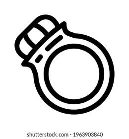 ring icon or logo isolated sign symbol vector illustration - high quality black style vector icons
