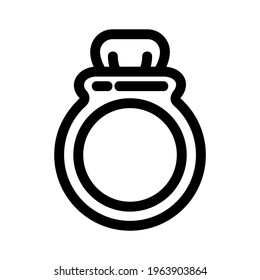 ring icon or logo isolated sign symbol vector illustration - high quality black style vector icons
