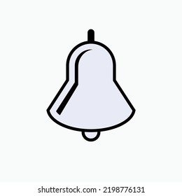 Ring Icon. Reminder, Bell Symbol - Vector.