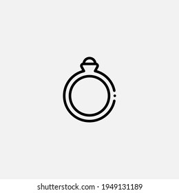 Ring icon sign vector,Symbol, logo illustration for web and mobile