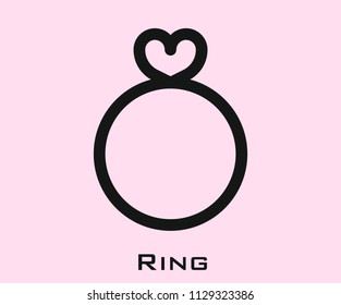Ring icon signs