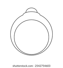 ícone de anel simples desenho de ilustração