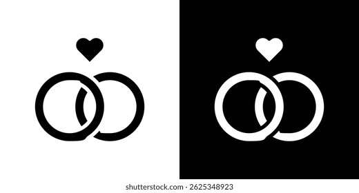 Ring icon simple line vector. Symbol, logo.