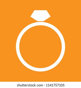 Ring icon, stock vector illustration, EPS10.