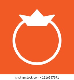 Ring icon, stock vector illustration, EPS10.