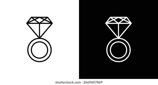 Ring icon symbol template for graphic and web design collection logo vector illustration