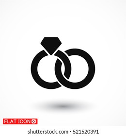 RING icon vector