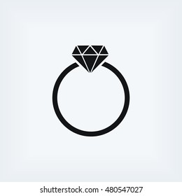 ring icon vector, flat design best vector icon