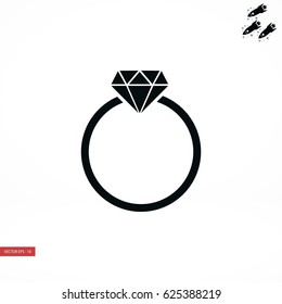 ring icon vector, flat design best vector icon
