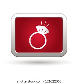 Ring icon. Vector illustration