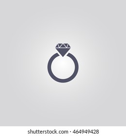 ring icon. vector illustration