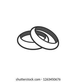 Ring Icon Vector Illustration Logo Template Stock Vector (Royalty Free ...