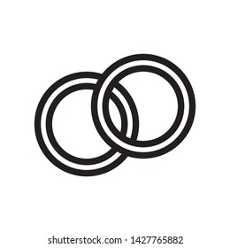 ring  icon vector illustration template