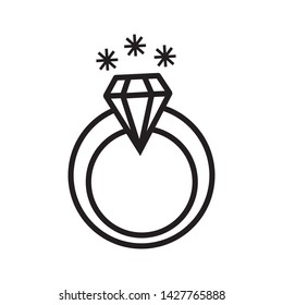 ring  icon vector illustration template