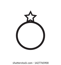 ring  icon vector illustration template