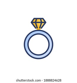 Ring icon in vector. Logotype