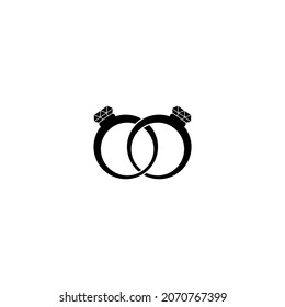 ring icon, ring vector symbol illustration