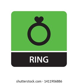 Ring icon for web and mobile