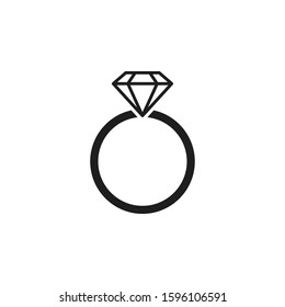 Ring icon , Wedding sign vector