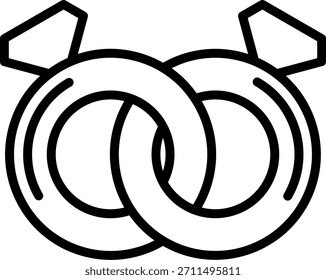 Icono de anillo para su proyecto
