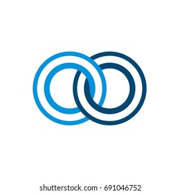 Ring Infinity Abstract Logo Template Illustration Design. Vector EPS 10.