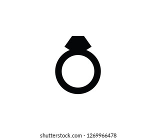 Ring jewellery symbol circle icon love marriage 