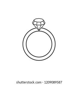 Ring Jewelry Logo Icon Vector Template Stock Vector (Royalty Free ...