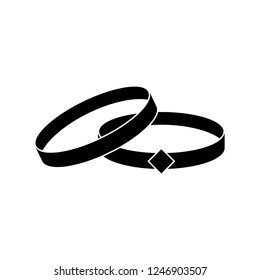 ring jewelry logo icon vector template