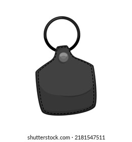 ring keychain key cartoon. ring keychain key sign. isolated symbol vector illustration