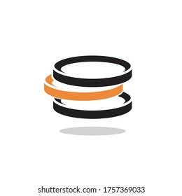 Ring of layer logo design