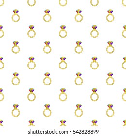 Ring LGBT pattern. Cartoon illustration of ring LGBT vector pattern for web