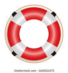 ring life buoy Icon - vector