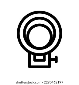 Icono de luz de anillo Símbolo de diseño Ilustración de diseño