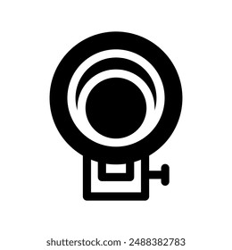 Ring Light Icon Vector Symbol Design Illustration