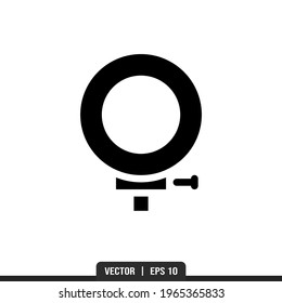 Ring Light Silhouette icon vector, illustration logo template in trendy style. Suitable for many purposes.