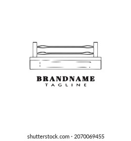 ring logo cartoon icon design template black modern isolated vector