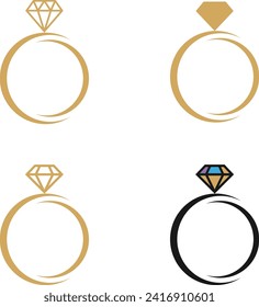 Ring logo, Diamond Ring Logo