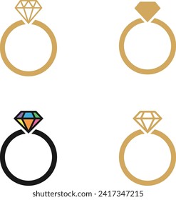 Ring logo, Diamond Ring Logo